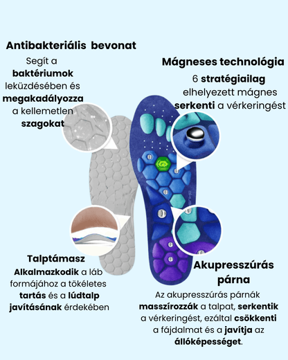 VENTRA Mágneses Akupresszúrás Talpbetét