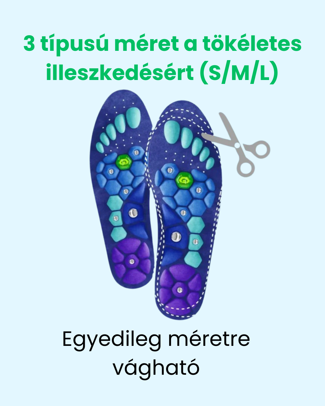 VENTRA Mágneses Akupresszúrás Talpbetét