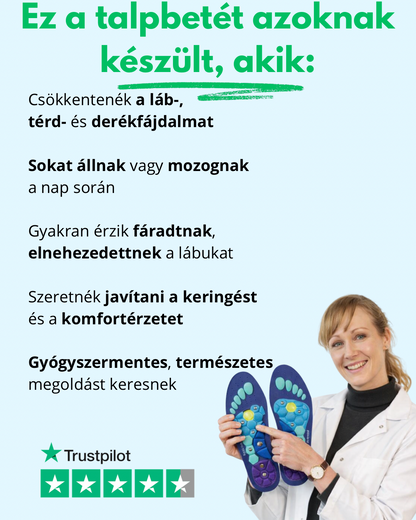 VENTRA Mágneses Akupresszúrás Talpbetét